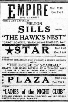 The Hawk's Nest (1928) afişi