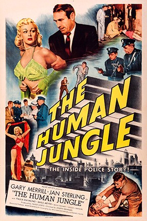 The Human Jungle (1954) afişi The Human Jungle (1954) afişi