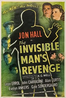 The Invisible Man's Revenge (1944) afişi