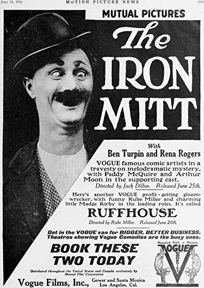 The Iron Mitt (1916) afişi The Iron Mitt (1916) afişi