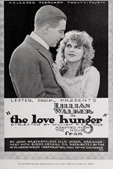 The Love Hunger (1919) afişi