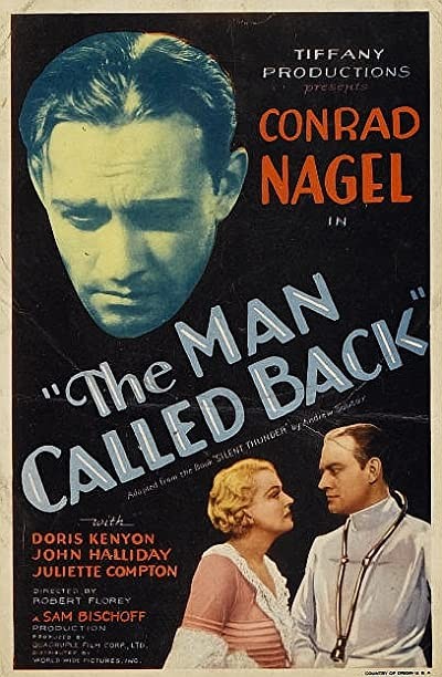 The Man Called Back (1932) afişi The Man Called Back (1932) afişi