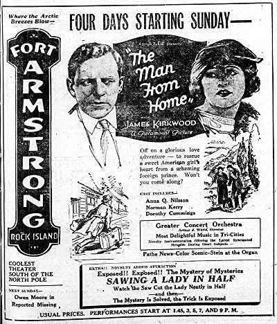 The Man From Home (1922) afişi The Man From Home (1922) afişi