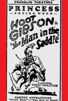 The Man in The Saddle (1926) afişi
