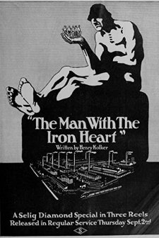 The Man with the Iron Heart (1915) afişi