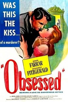 The Obsessed (1951) afişi
