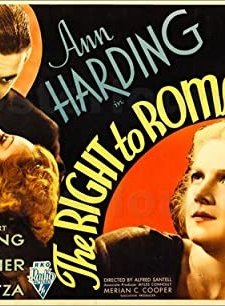 The Right To Romance (1933) afişi