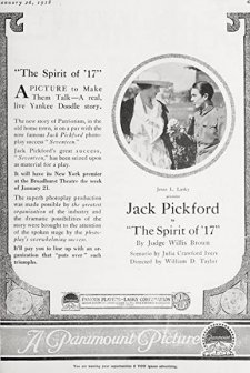 The Spirit Of '17 (1918) afişi