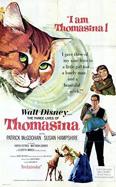 The Three Lives Of Thomasina (1963) afişi The Three Lives Of Thomasina (1963) afişi