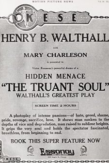 The Truant Soul (1916) afişi