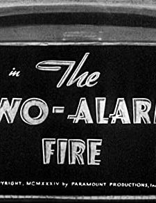 The Two-alarm Fire (1934) afişi