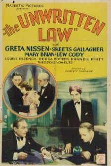 The Unwritten Law (1932) afişi