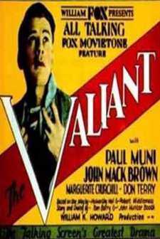 The Valiant(!) (1929) afişi
