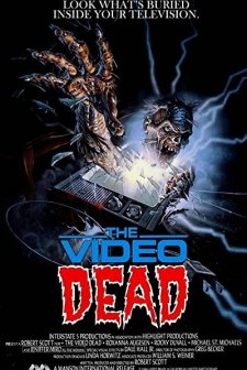The Video Dead (1987) afişi