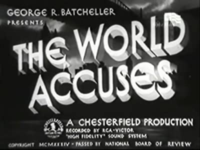 The World Accuses (1934) afişi The World Accuses (1934) afişi