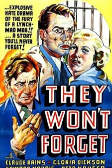 They Won't Forget (1937) afişi