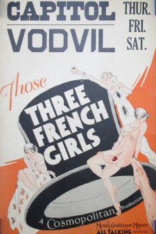 Those Three French Girls (1930) afişi