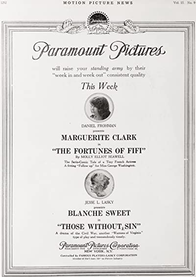 Those Without Sin (1917) afişi Those Without Sin (1917) afişi