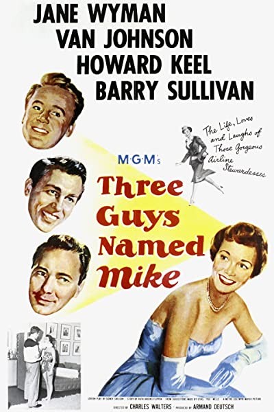Three Guys Named Mike (1951) afişi Three Guys Named Mike (1951) afişi
