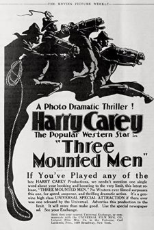 Three Mounted Men (1918) afişi