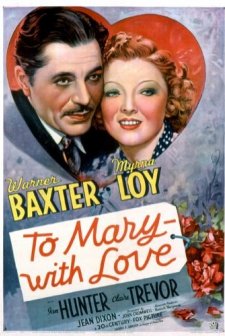 To Mary  with Love (1936) afişi