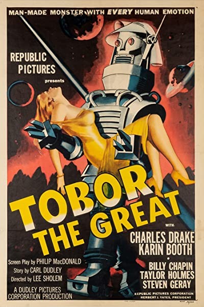 Tobor The Great (1954) afişi Tobor The Great (1954) afişi