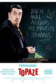 Topaze (1951) afişi