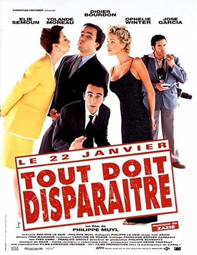 Tout Doit Disparaître (1997) afişi Tout Doit Disparaître (1997) afişi