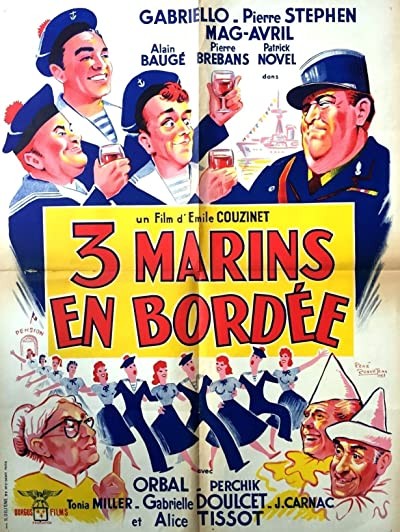Trois Marins En Bordée (1957) afişi Trois Marins En Bordée (1957) afişi