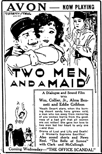 Two Men And A Maid (1929) afişi Two Men And A Maid (1929) afişi