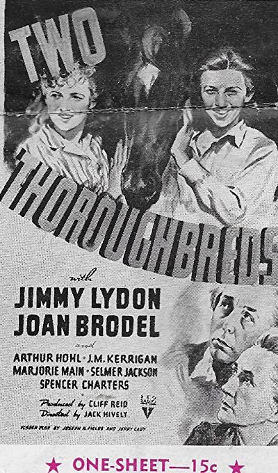 Two Thoroughbreds (1939) afişi Two Thoroughbreds (1939) afişi