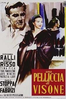 Una pelliccia di visone (1957) afişi