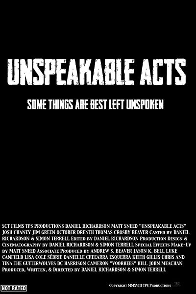 Unspeakable Acts (2018) afişi Unspeakable Acts (2018) afişi