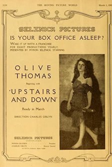 Upstairs And Down (1919) afişi