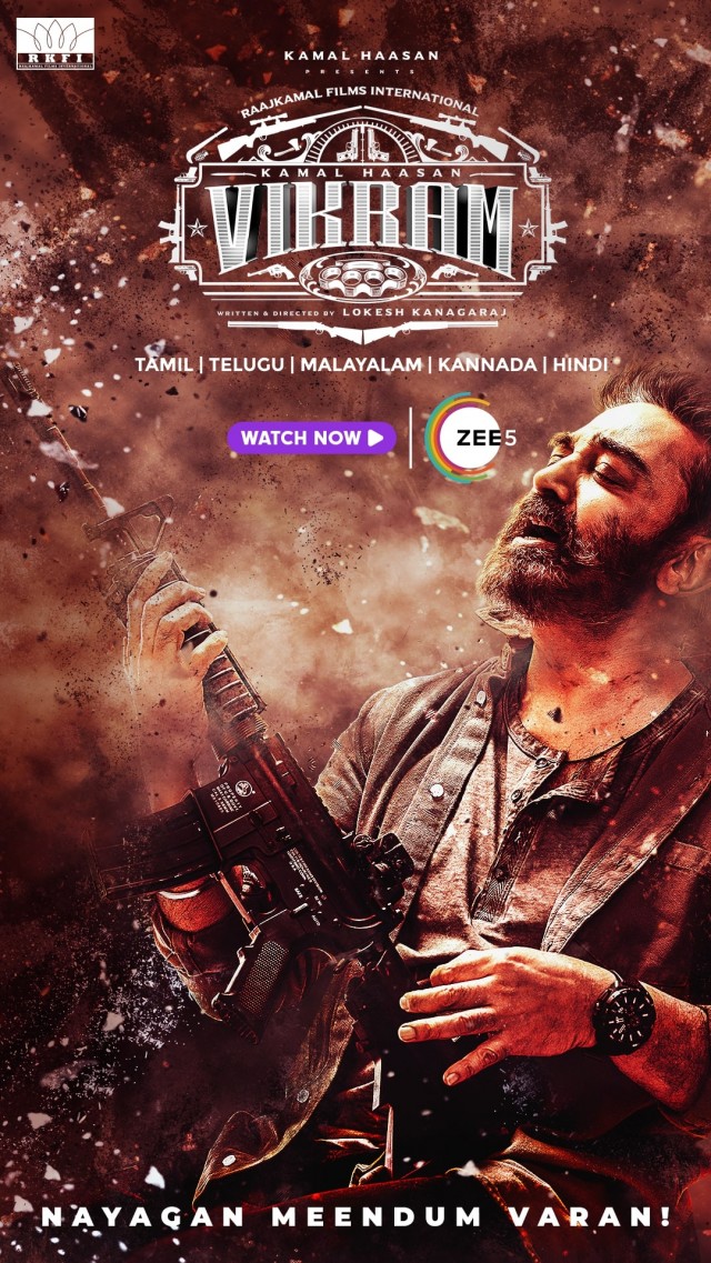 Vikram (2022) afişi Vikram (2022) afişi