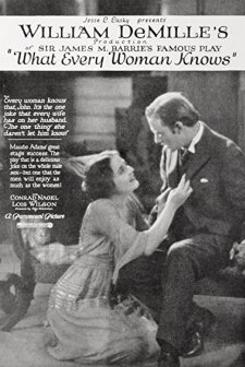 What Every Woman Knows (1921) afişi