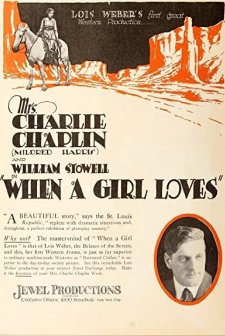 When A Girl Loves (1919) afişi