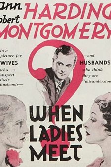 When Ladies Meet (1933) afişi