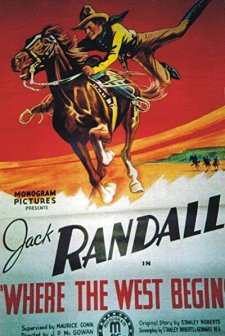 Where The West Begins (1938) afişi