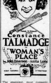 Woman's Place (1921) afişi