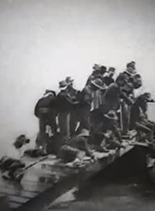 Wounded Soldiers Embarking In Row Boats