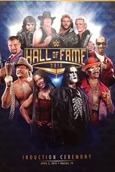 WWE Hall of Fame (2016) afişi