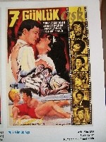 Yedi Günlük Aşk (1961) afişi Yedi Günlük Aşk (1961) afişi