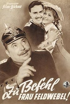 Zu Befehl, Frau Feldwebel (1956) afişi