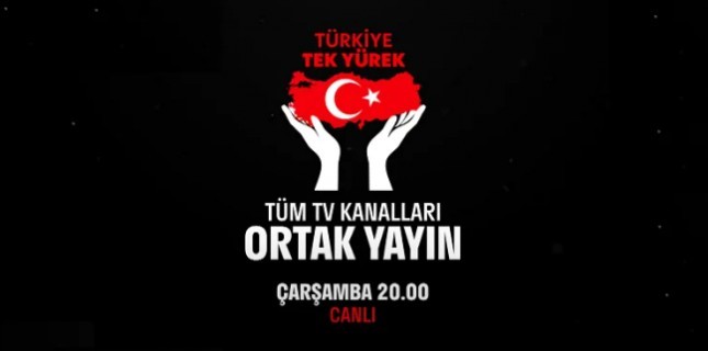 Tüm Kanallar Deprem Ortak Yayınında Buluşacak! Tüm Kanallar Deprem Ortak Yayınında Buluşacak!
