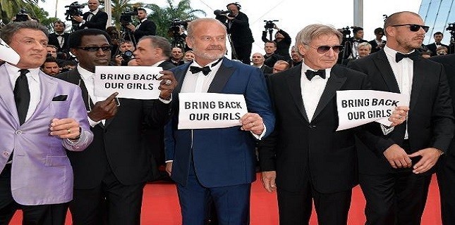 Cannes'da Dünya Starlarından Nijeryalı Kızlara Destek Cannes'da Dünya Starlarından Nijeryalı Kızlara Destek