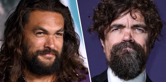 Jason Momoa ve Peter Dinklage The Good, Bad & Undead Kadrosunda