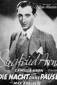 Die Nacht Ohne Pause (1931) afişi