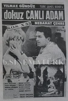 Dokuz Canlı Adam (1965) afişi