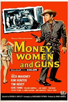 Money, Women And Guns (1958) afişi
